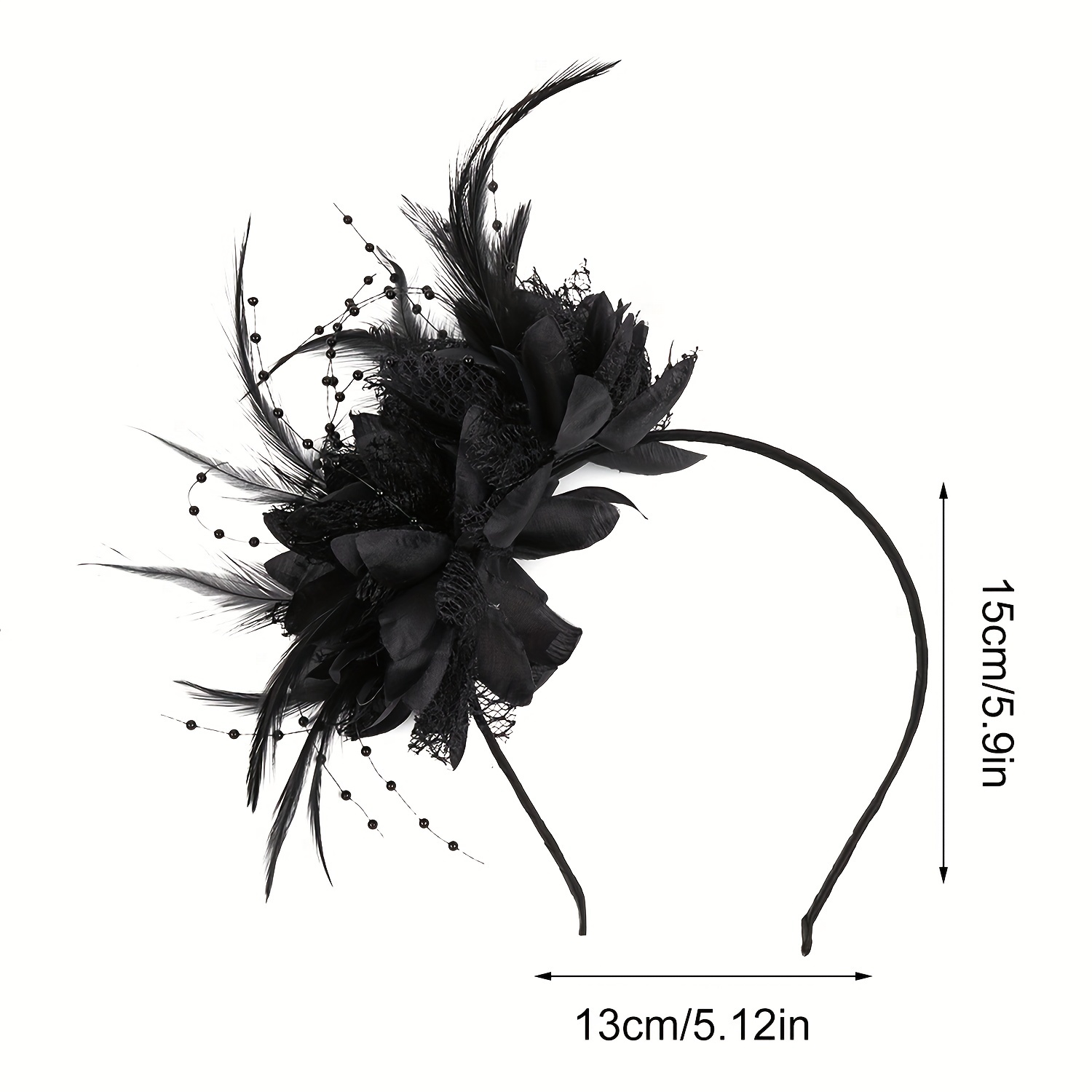 Women'S Fashion Kentucky Derby - 여성용 1pc 매혹적인 모자 깃털 머리띠