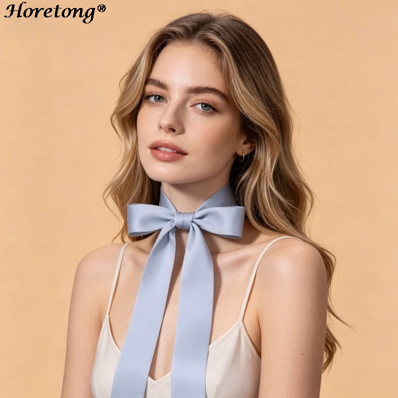 호레통 2026 신상 190cm 엑스트라 롱 새틴 스카 - Women Fashion Necktie 리뷰 및 가격