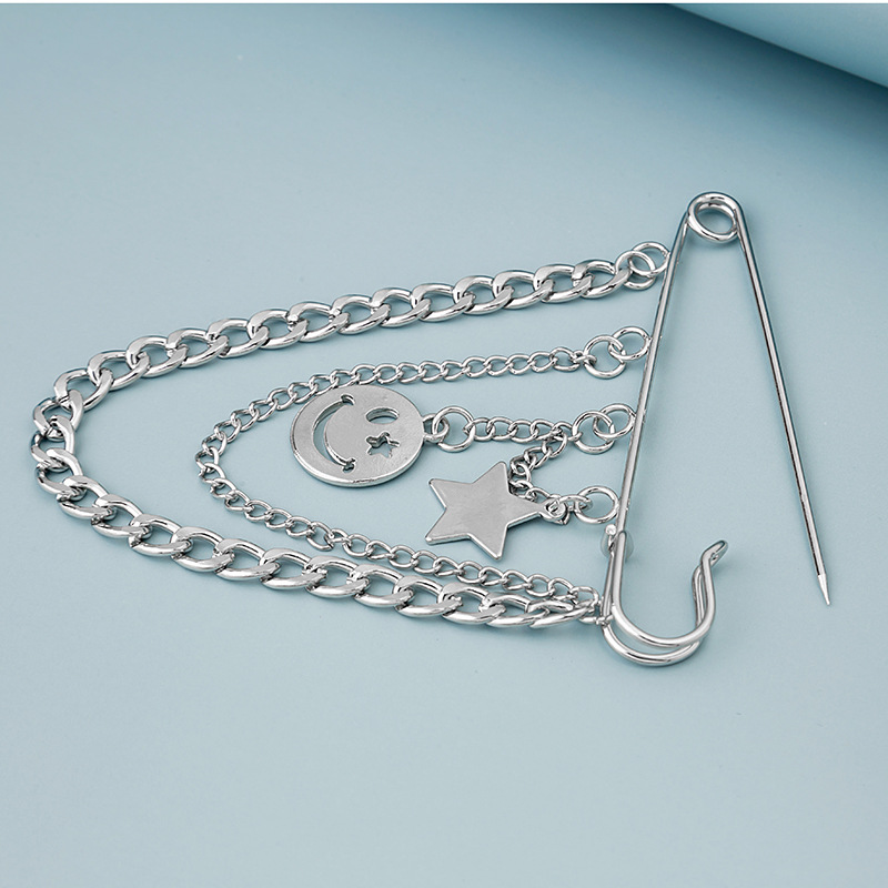 여성용 옷깃 체인 핀, 남성 재킷 청바지 옷깃 브로치, - Women'S Fashion Jewellery 리뷰 및 가격