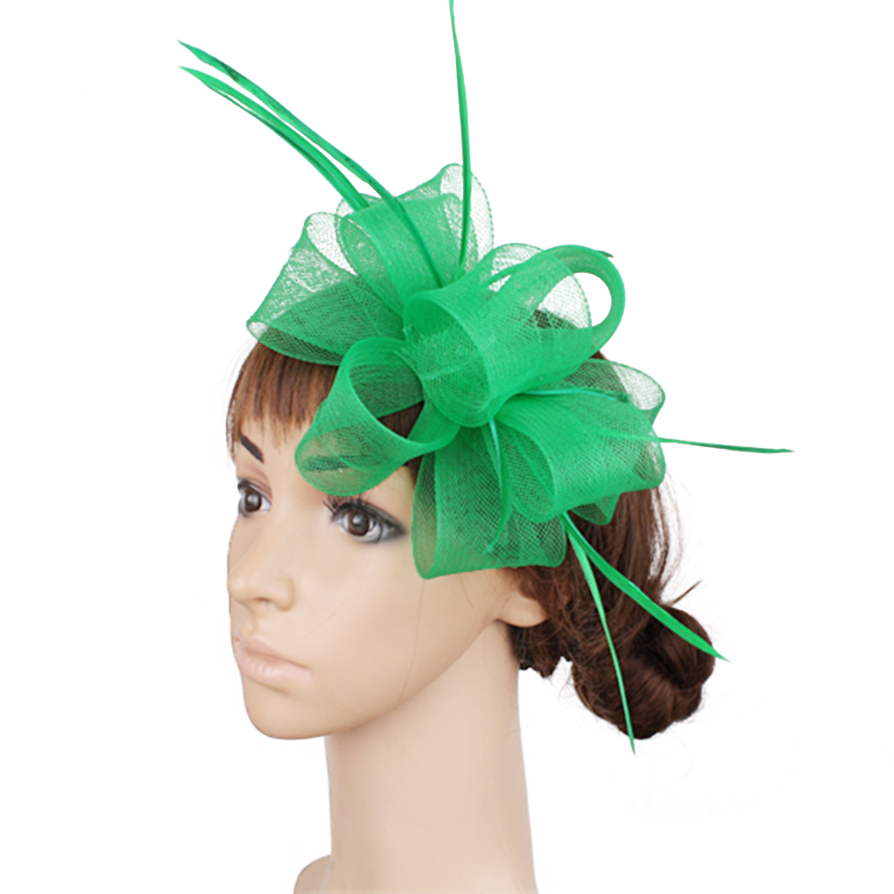 깃털 리본 장식 모자 빈티지 메쉬 티 파티 더비 모자  - Women'S Fashion Kentucky Derby 리뷰 및 가격